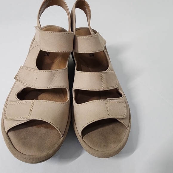 Clarks Reedly Juno Wedge Strap Women's Sandals Size 6.5M - Picture 2 of 14